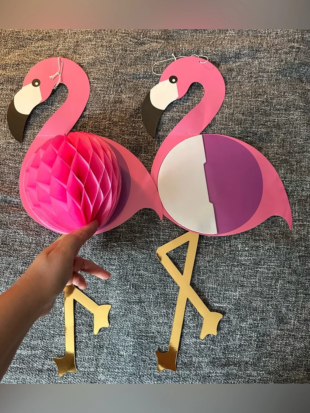 Decorations for a Pink Flamingo Birthday • summer decorations